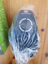 EASYmaxx Mini-Heizung Steckdosen Keramik Heizlüfter 500W Schwarz 5