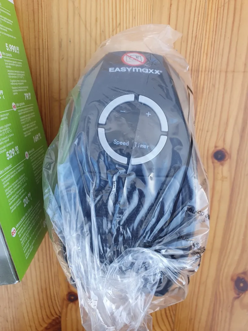 EASYmaxx Mini-Heizung Steckdosen Keramik Heizlüfter 500W Schwarz 5
