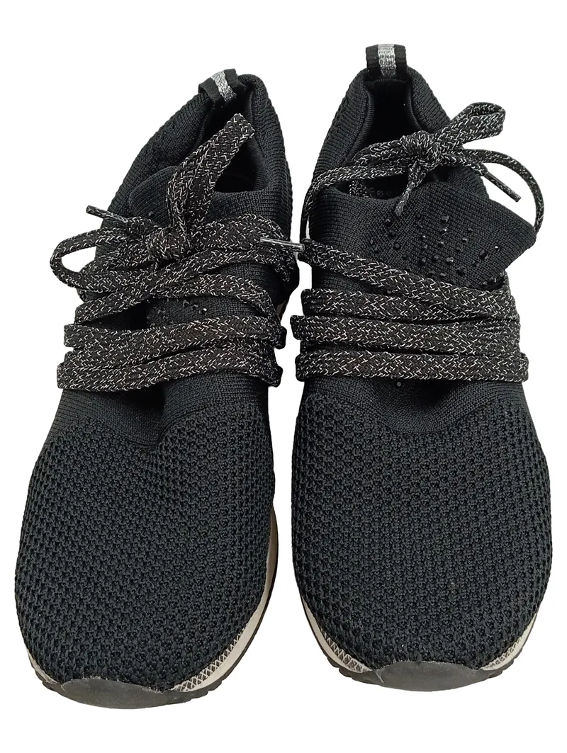 Marco Tozzi Damen Sneaker low Schwarz Gr. 37 Glitzer Strass Textil 2