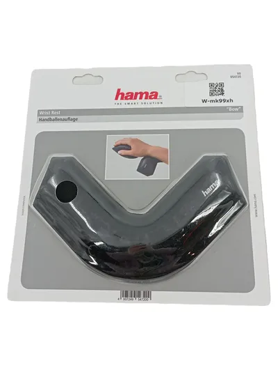 Hama Handgelenkauflage Bow Handgelenk Bandage Schwarz 19.2 x 11.2 x 2.2