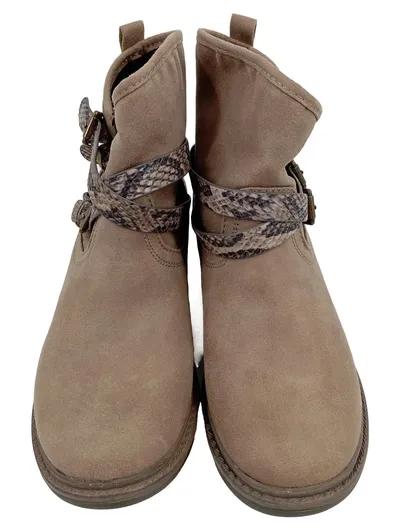 Obsel Damen Stiefeletten Beige Gr. 37 Casual Boots