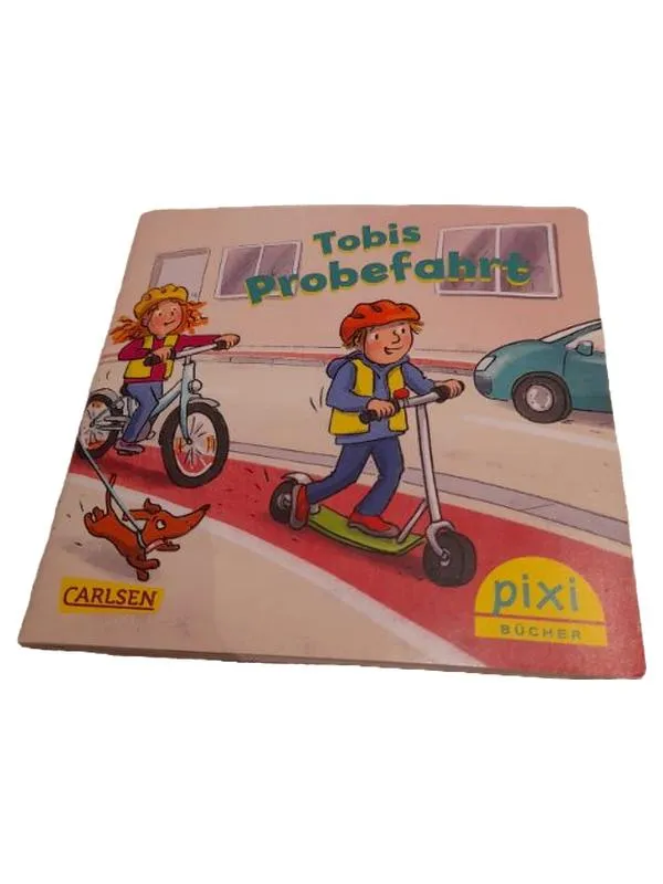Tobis Probefahrt Carlsen Pixi Bücher Kinderbuch Roller Fahrrad 1