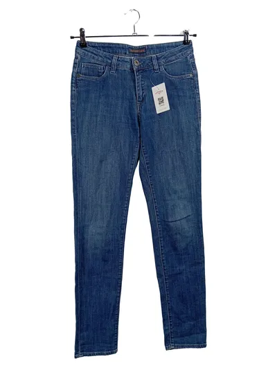 Trussardi Jeans Damen Jeans Slim Fit Blau Größe 42