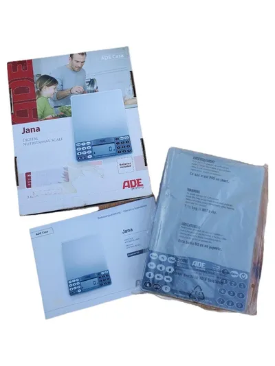 ADE KE 723 Jana Digitale Küchenwaage Nährwertwaage Silber 5kg