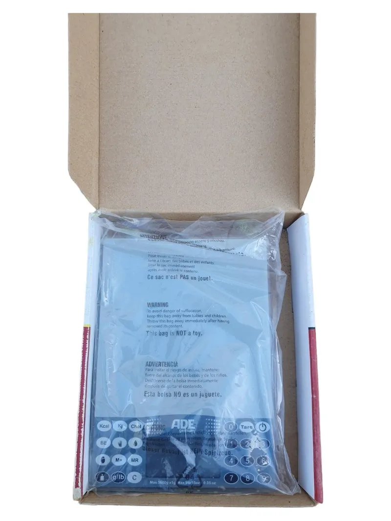 ADE KE 723 Jana Digitale Küchenwaage Nährwertwaage Silber 5kg 3
