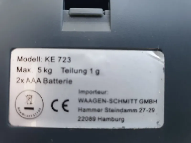ADE KE 723 Jana Digitale Küchenwaage Nährwertwaage Silber 5kg 4
