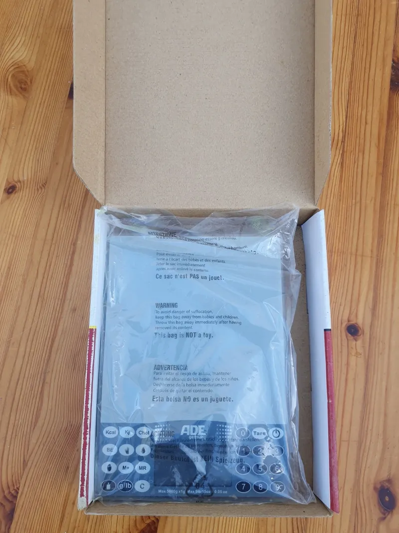 ADE KE 723 Jana Digitale Küchenwaage Nährwertwaage Silber 5kg 7