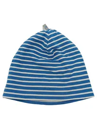 Finkid Kinder Mütze Beanie gestreift Blau Maritim Baumwolle 1