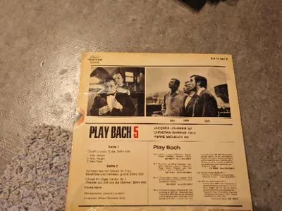 Jacques Loussier Trio Play Bach 5 Vinyl LP Album Jazz Klassik Crossover