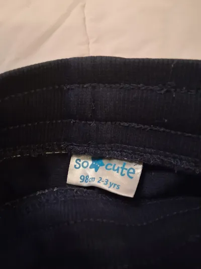 So Cute Jogginghose Kinder Gr. 98 Blau Baumwolle Sweathose