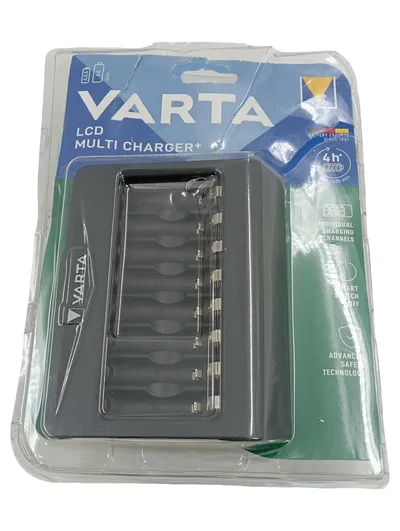 VARTA LCD Multi Charger+ Akku Ladegerät Schwarz