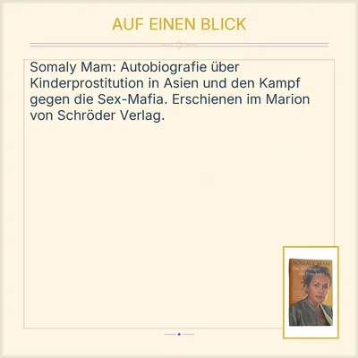 Somaly Mam - Das Schweigen der Unschuld Autobiografie Marion von Schröder