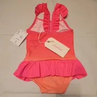 Billieblush Badeanzug Mädchen Gr. 86 Pink Farbverlauf Rüschen 4