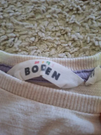Boden Langarmshirt Beige Gestreift Gr. 152 Casual Kinder