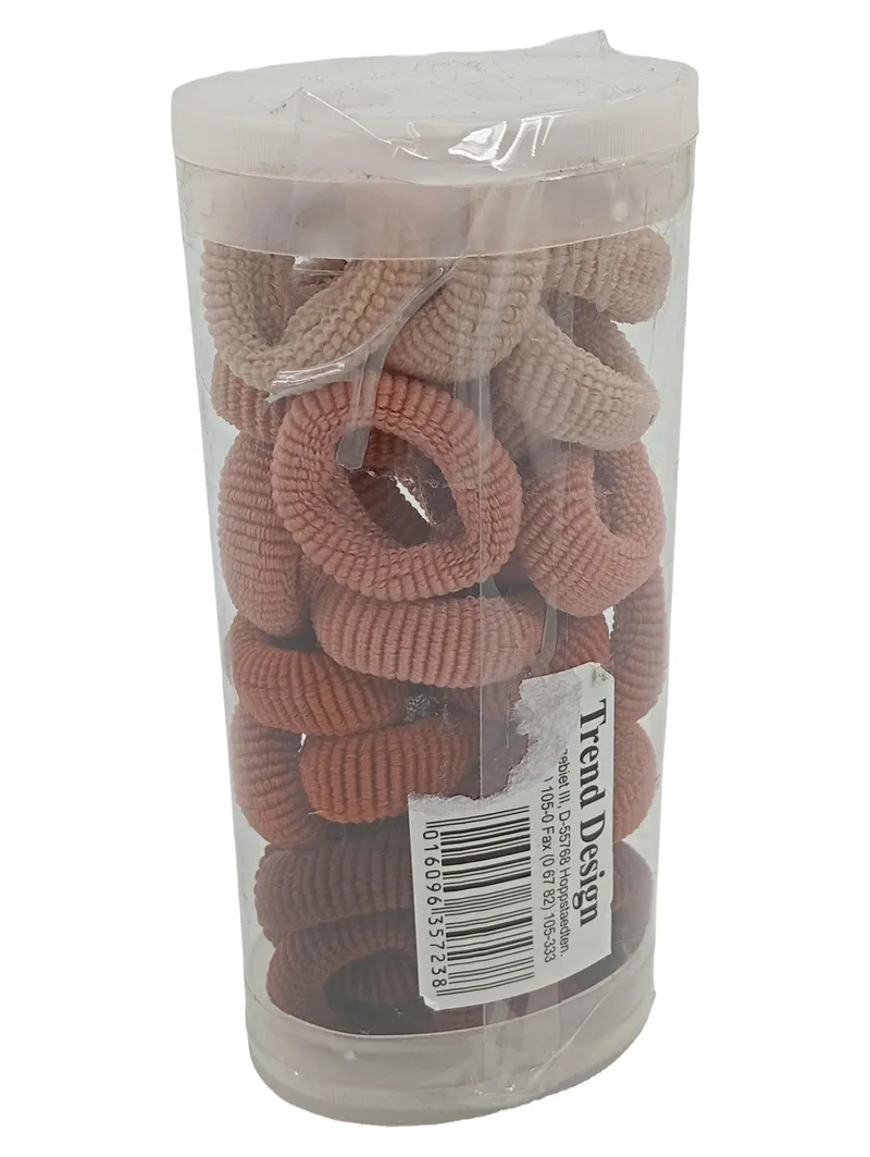 TREND-DESIGN Haargummis Set Rosa neutralen Tönen Zopfgummis Haarband 1