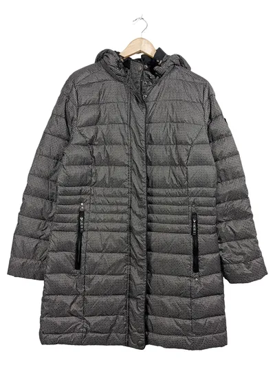 Canyon Steppjacke Damen Grau Gr. 42 XL Gesteppt Kapuze Outdoor