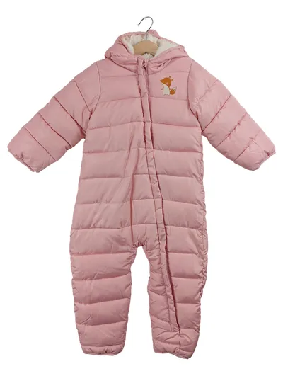 Impidimpi Baby Schneeanzug Mädchen Gr. 98-104 Rosa Fuchs Winteranzug