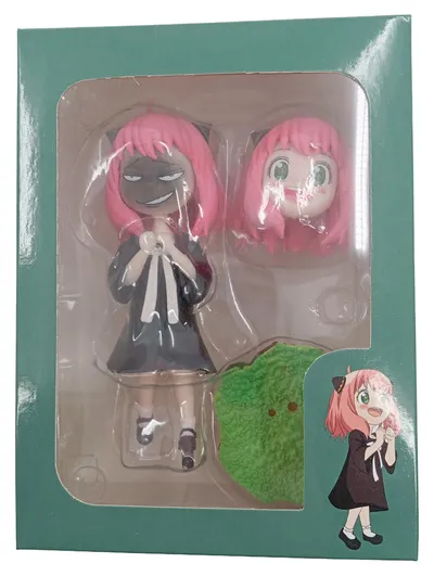 SPY×FAMILY Anya Forger Figur Anime Sammlerstück 2 Gesichter 13cm