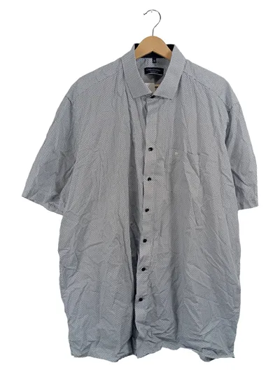 CASAMODA Business Hemd Herren Kurzarm Weiß Comfort Fit Gr. 48 M