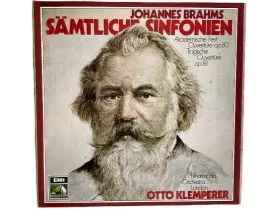 Johannes Brahms Sämtliche Sinfonien Vinyl LP EMI Klemperer Philharmonia 1