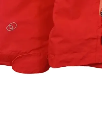 Crivit Damen Outdoorjacke Funktionsjacke Gr. 42 Rot Kapuze
