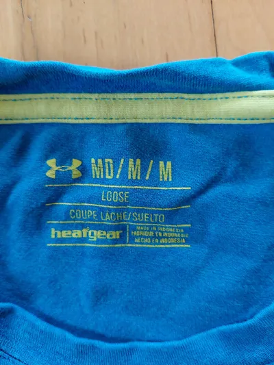 Under Armour Herren T-Shirt HeatGear Loose Blau Gr. M Sportshirt