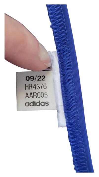 Adidas Damen Bikini Set Sport Badeanzug Blau Größe 36 HR4376
