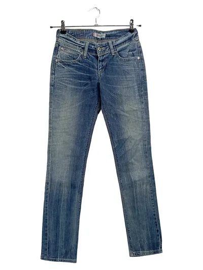 Levi's 571 Jeans Slim Fit Damen Größe 28 W28 L34 Blau