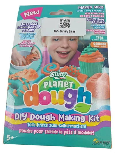 SLIMY Planet Knete DIY Knetmasse Set Türkis Bastelset Kinder