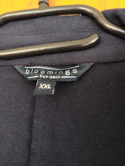 Bloomings Damen Blazer Blau Gr. 56 Casual Viskose