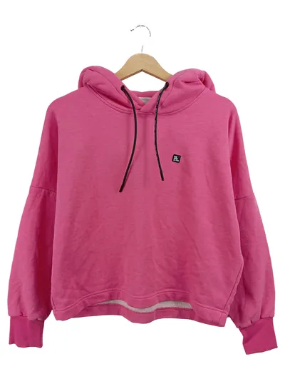 Alife & Kickin Damen Kapuzenpullover Hoodie Pink Gr. XS Vegan