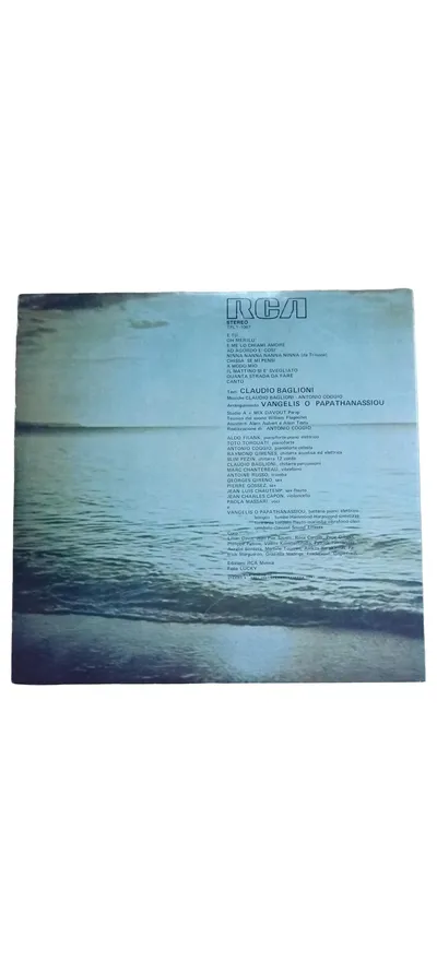 Claudio Baglioni - E tu... Vinyl LP Album RCA Pop Italien