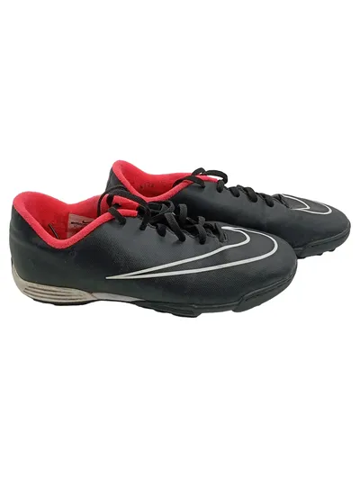 Nike Mercurial Vortex II TF Fußballschuhe Kinder Gr. 38,5 Schwarz Rot