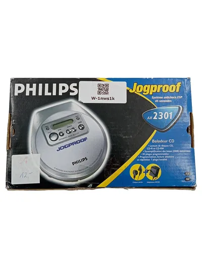 Philips AX2301 Jogproof tragbarer CD-Player ESP 45s Dynamic Bass Boost