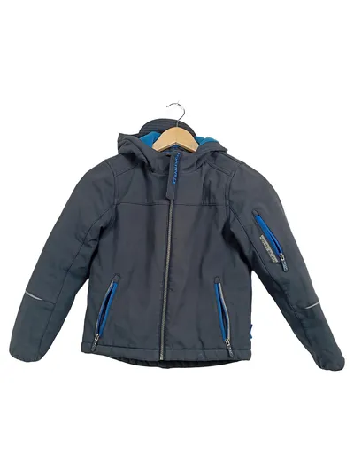 Northville Softshelljacke Kinder Jungen Gr. 140 Grau Outdoor Kapuze