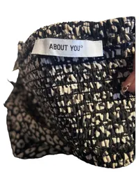 ABOUT YOU Damen Top Gr. 42 XL Mehrfarbig Animal-Print Trägertop Cropped 2