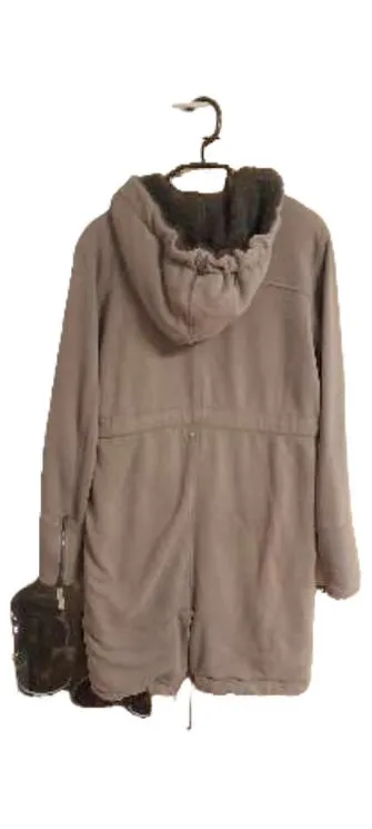 Geelong Damen Parka Winterjacke Teddyfell gefüttert Gr. L Braun