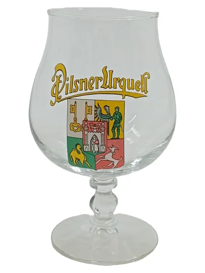 Pilsner Urquell Bierglas mit Wappen 300ml Glas Traditionell