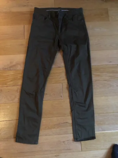 Zara Man Herren Stoffhose Oliv Gr. 38 W30 Casual