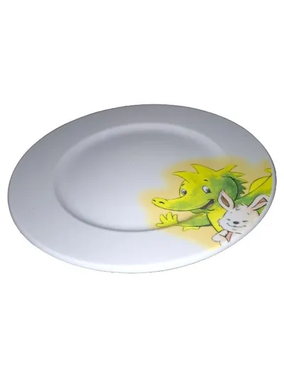 Thomas Sammelteller Tabaluga Drache Hase Porzellan Weiß 22 cm