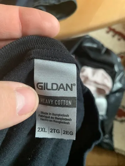Gildan Damen T-Shirt Schwarz Gr. 44 XXL Spruch Atme Verdammt Atme Casual