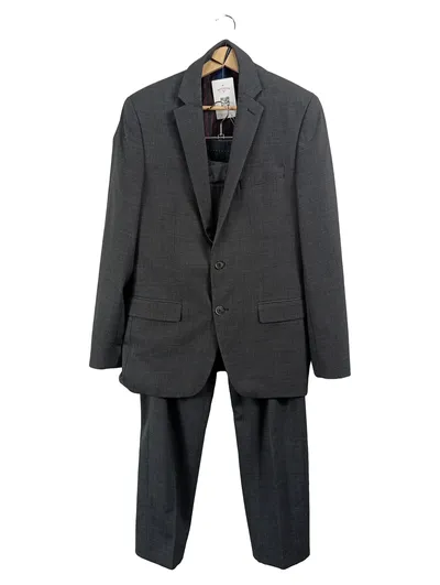 Daniel Hechter Herren Anzug Sakko + Hose Grau Gr. 48 Business Wolle