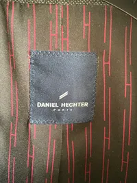 Daniel Hechter Herren Anzug Sakko + Hose Grau Gr. 48 Business Wolle 3