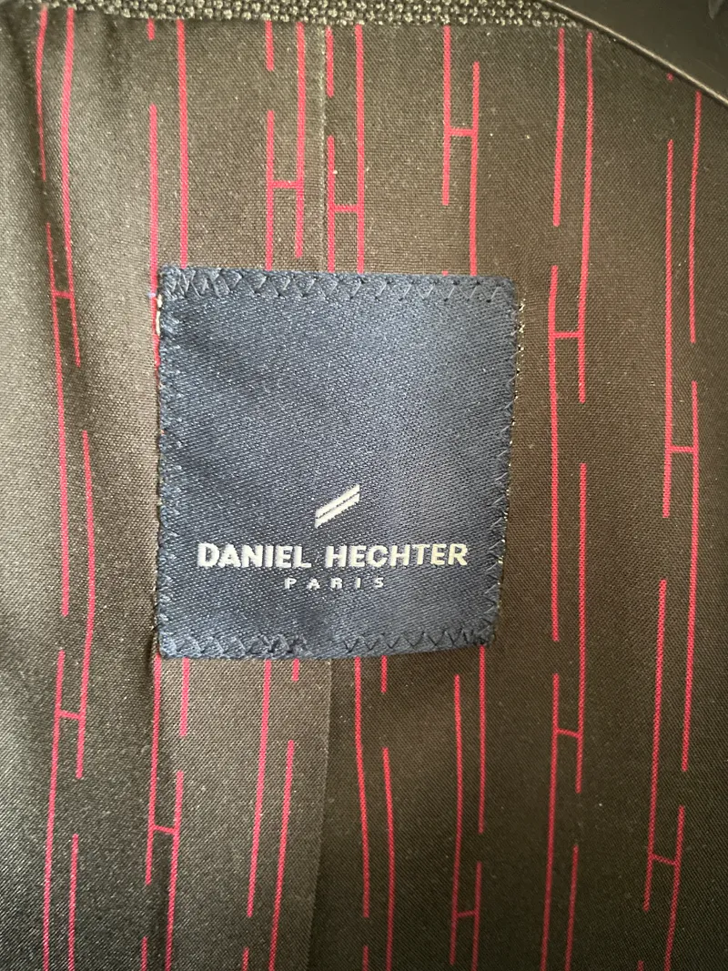 Daniel Hechter Herren Anzug Sakko + Hose Grau Gr. 48 Business Wolle 3