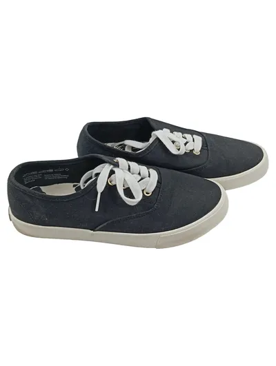 Tamaris Damen Sneaker Low Canvas Schnürer Schwarz Gr. 38 Freizeitschuh