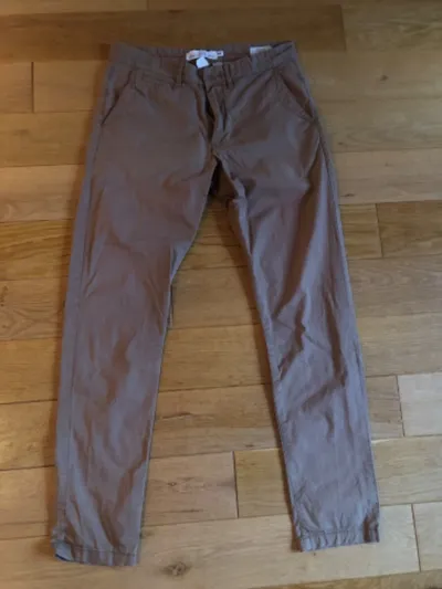 Celio Stoffhose Herren Chino Schwarz Gr. 50 W33 Casual