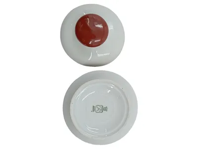 Retsch Wunsiedel Zuckerdose mit Deckel Porzellan Retro Streifen Bavaria Germany