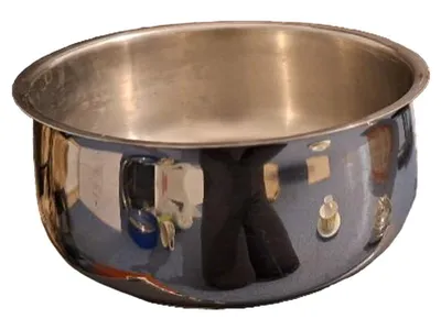 Fissler Kochtopf Stieltopf Edelstahl 18-10 18 cm Silber