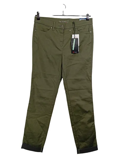TONI Damen Stoffhose be loved Oliv Gr. 40 W31 L28 Casual