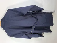 Michael Kors Damen Trenchcoat Mantel Blau mit Gürtel Gr. 34 XS 3